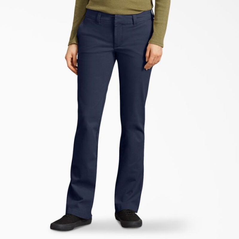 Dickies Perfect Shape Relaxed Fit Bootcut Pants Regular | WBMV9769