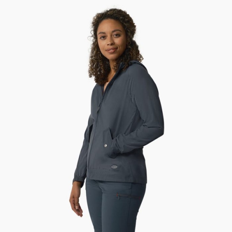 Dickies Performance Cu Glugă Jacket Albastri | QTWD9133