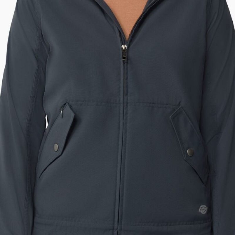 Dickies Performance Cu Glugă Jacket Albastri | QTWD9133