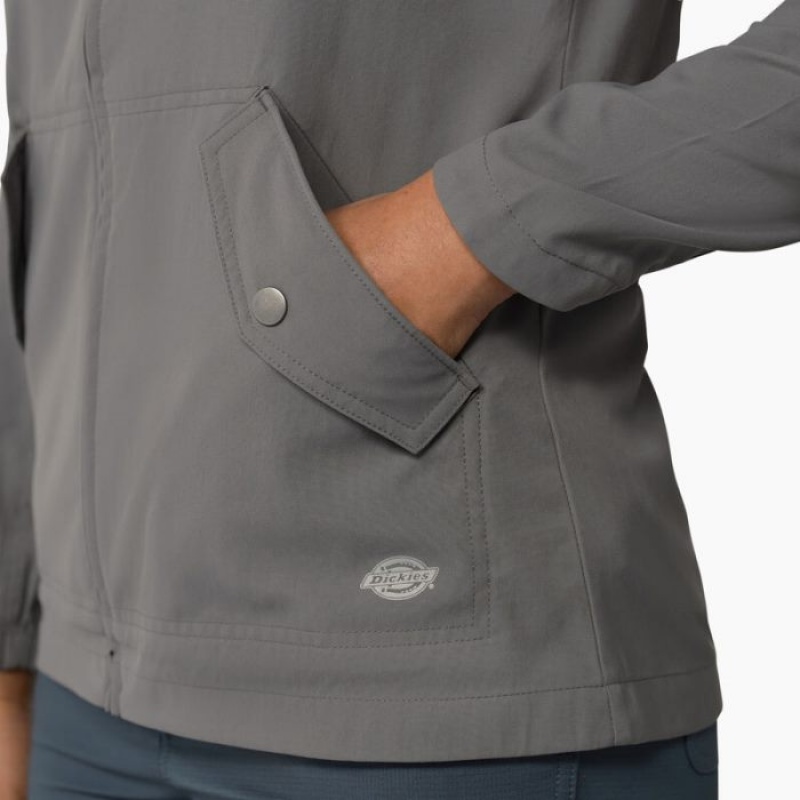 Dickies Performance Cu Glugă Jacket Gri Inchis | QIES9515