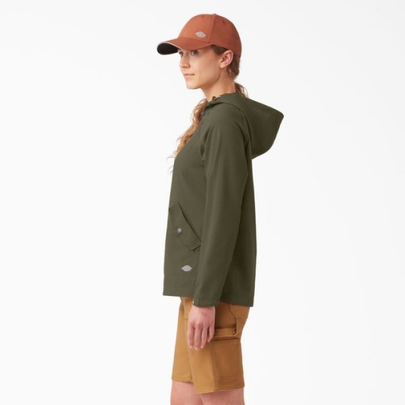 Dickies Performance Cu Glugă Jacket Verzi | SDAD9845