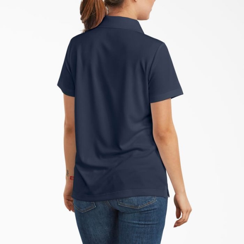 Dickies Performance Polo Shirt Bleumarin | VBTZ0464