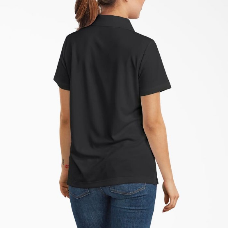 Dickies Performance Polo Shirt Negrii | PAVY5985
