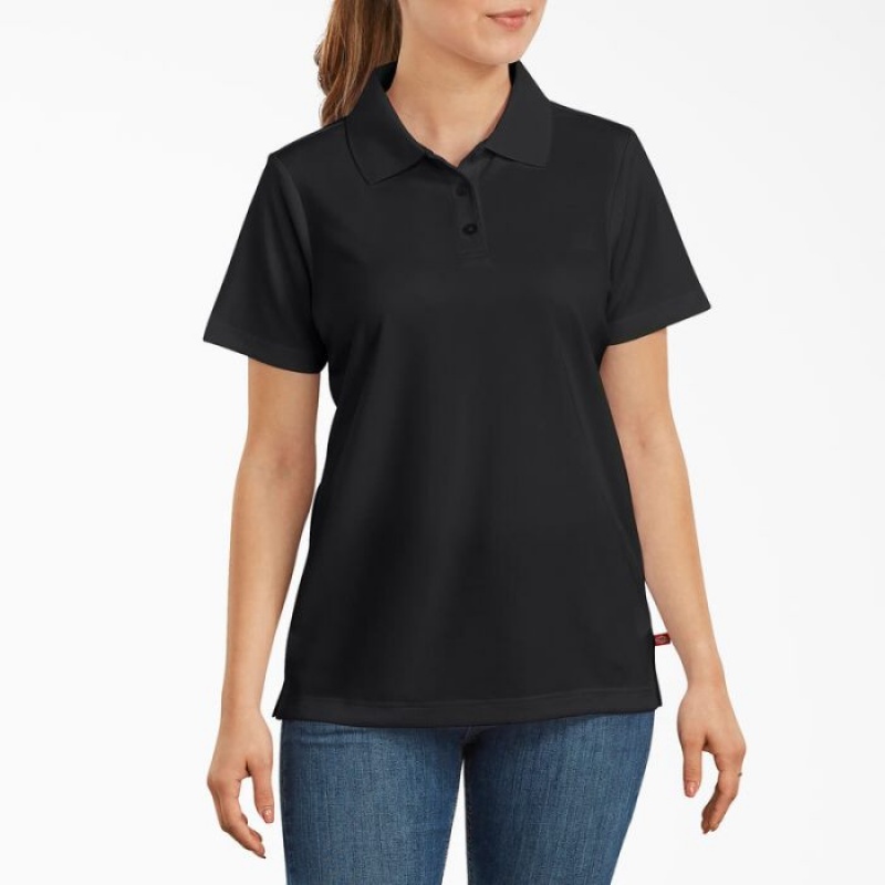Dickies Performance Polo Shirt Negrii | PAVY5985
