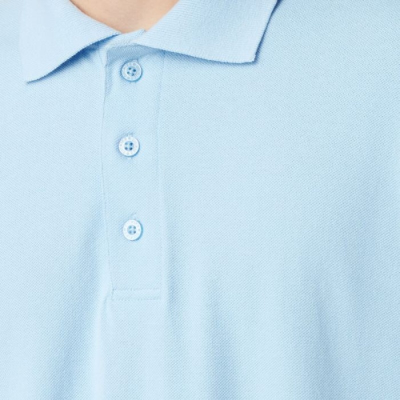 Dickies Piqué Scurte Sleeve Polo Albastri Deschis | JSVY8045