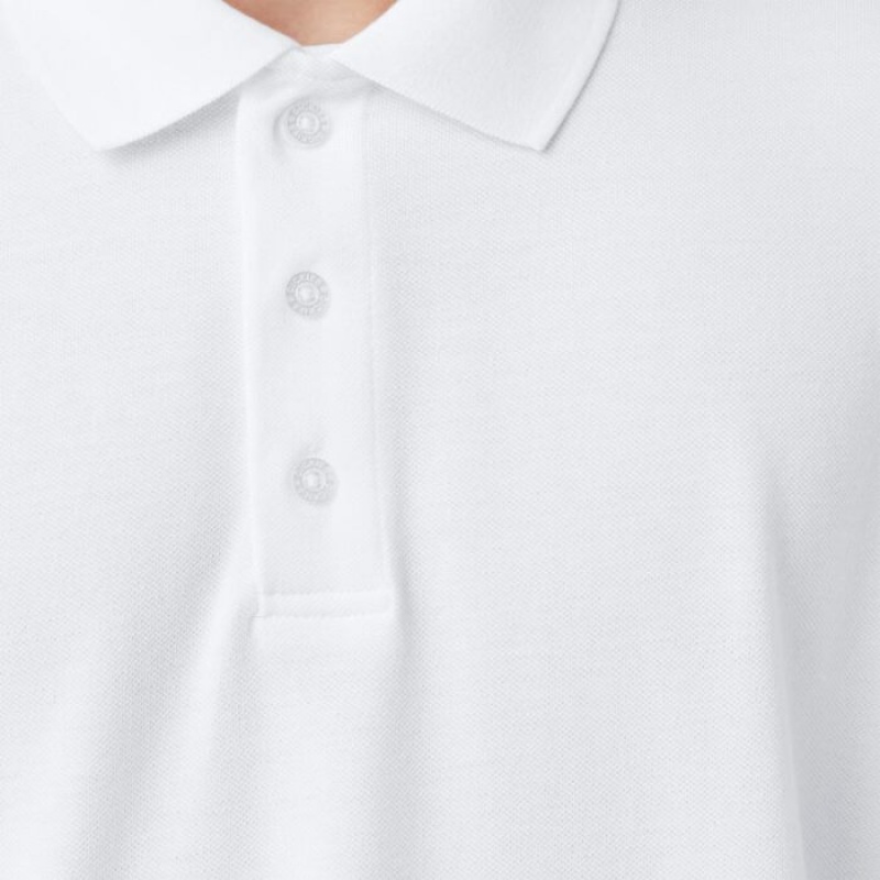 Dickies Piqué Scurte Sleeve Polo Albi | UZKQ4481
