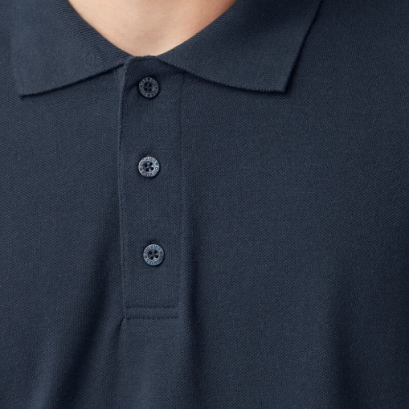 Dickies Piqué Scurte Sleeve Polo Bleumarin | BMIE7523