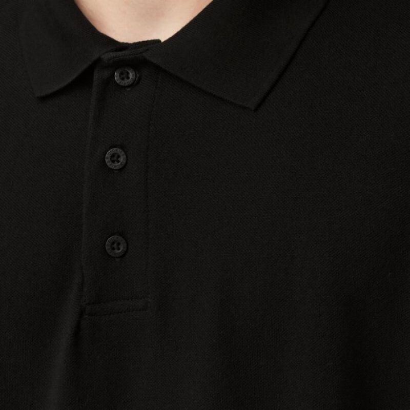 Dickies Piqué Scurte Sleeve Polo Negrii | MWKA9932