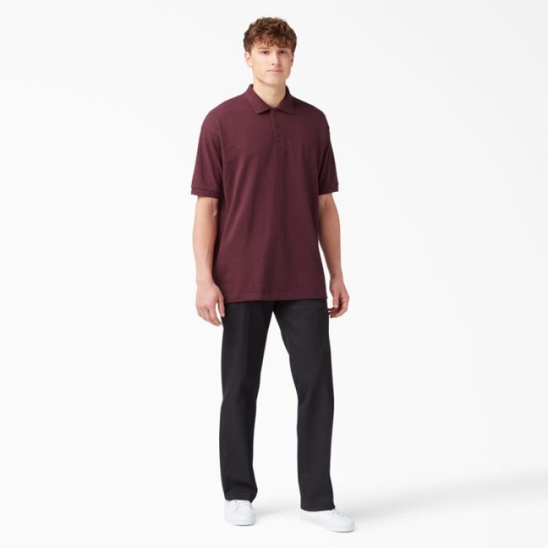Dickies Piqué Scurte Sleeve Polo Visinii | KJFK9763