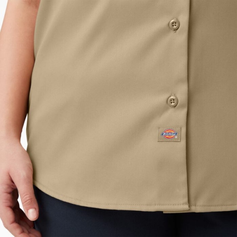 Dickies Plus 574 Original Lucru Shirt Kaki | XHMR4227