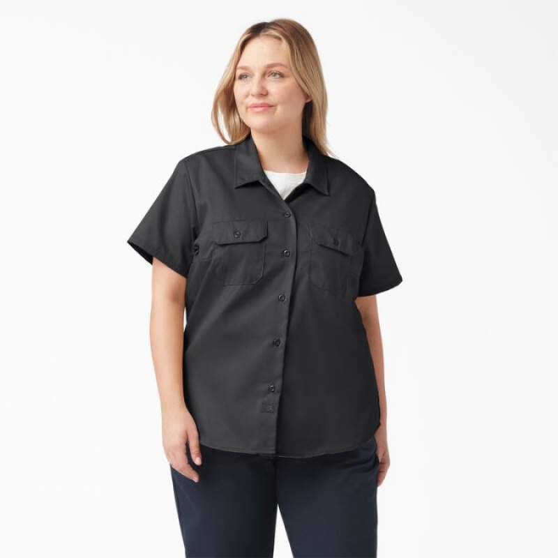 Dickies Plus 574 Original Lucru Shirt Negrii | HSYE8965