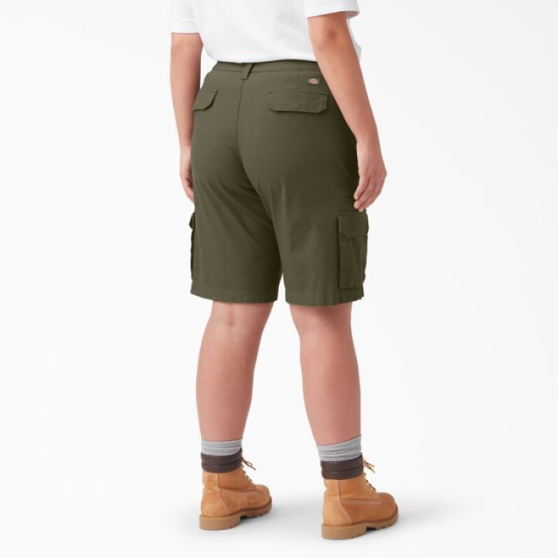 Dickies Plus FLEX Regular Fit Ripstop Cargo Shorts, 9