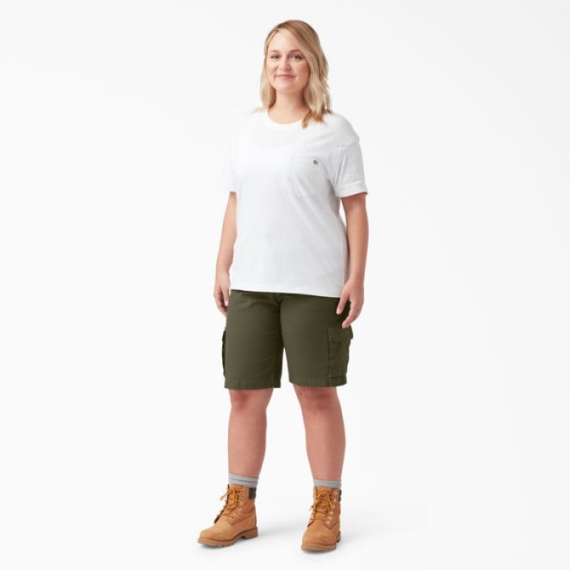 Dickies Plus FLEX Regular Fit Ripstop Cargo Shorts, 9