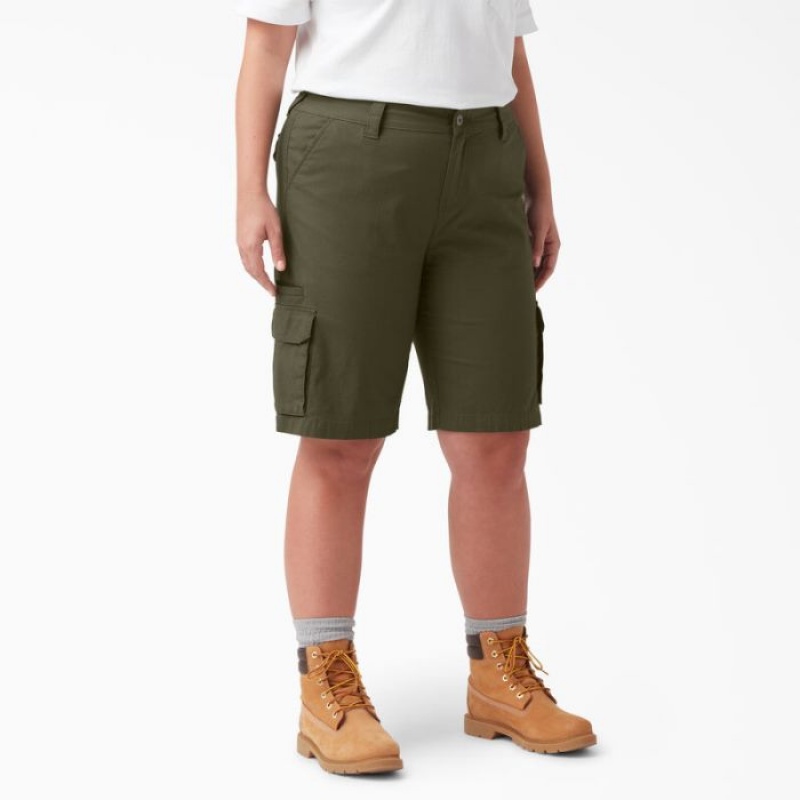 Dickies Plus FLEX Regular Fit Ripstop Cargo Shorts, 9\