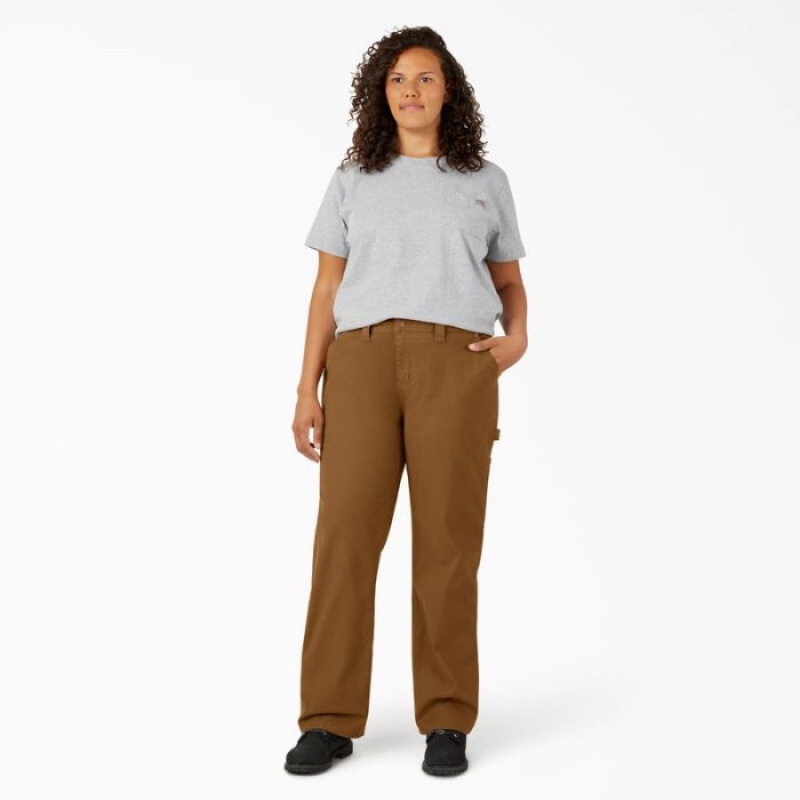 Dickies Plus FLEX Relaxed Drept Fit Duck Carpenter Pants Regular | SUEH6471