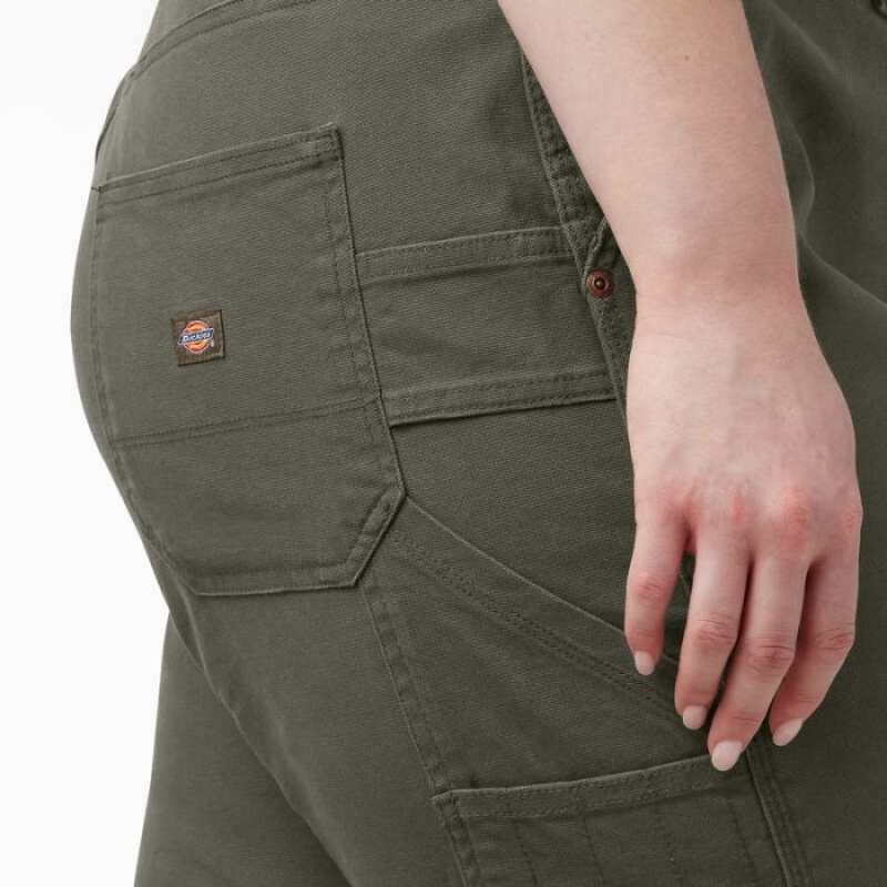 Dickies Plus FLEX Relaxed Drept Fit Duck Carpenter Pants Regular | FNWI7295