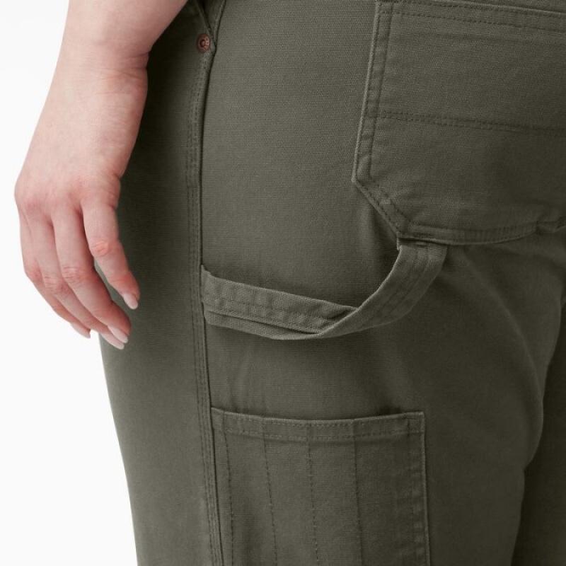 Dickies Plus FLEX Relaxed Drept Fit Duck Carpenter Pants Regular | FNWI7295