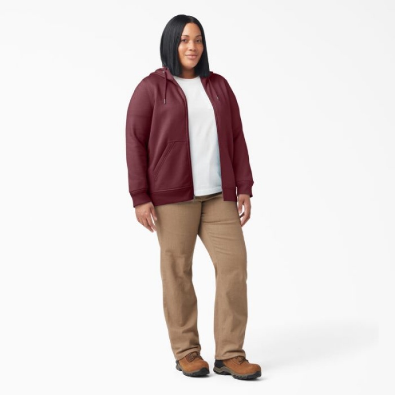 Dickies Plus Heavyweight Full-Zip Hoodie Visinii | IHFZ0233