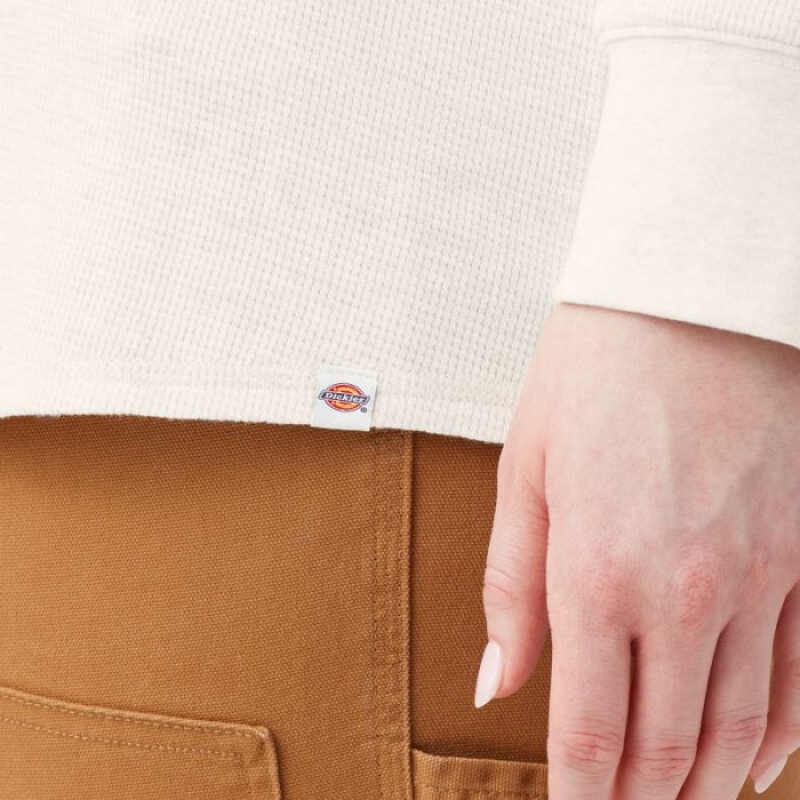 Dickies Plus Long Sleeve Thermal Shirt Bej | OTPG4487