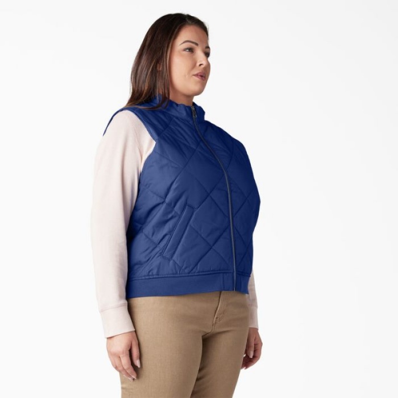 Dickies Plus Matlasat Vest Albastri | UISN2227