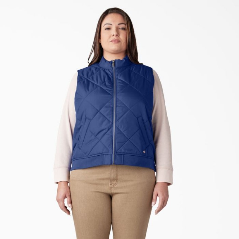 Dickies Plus Matlasat Vest Albastri | UISN2227
