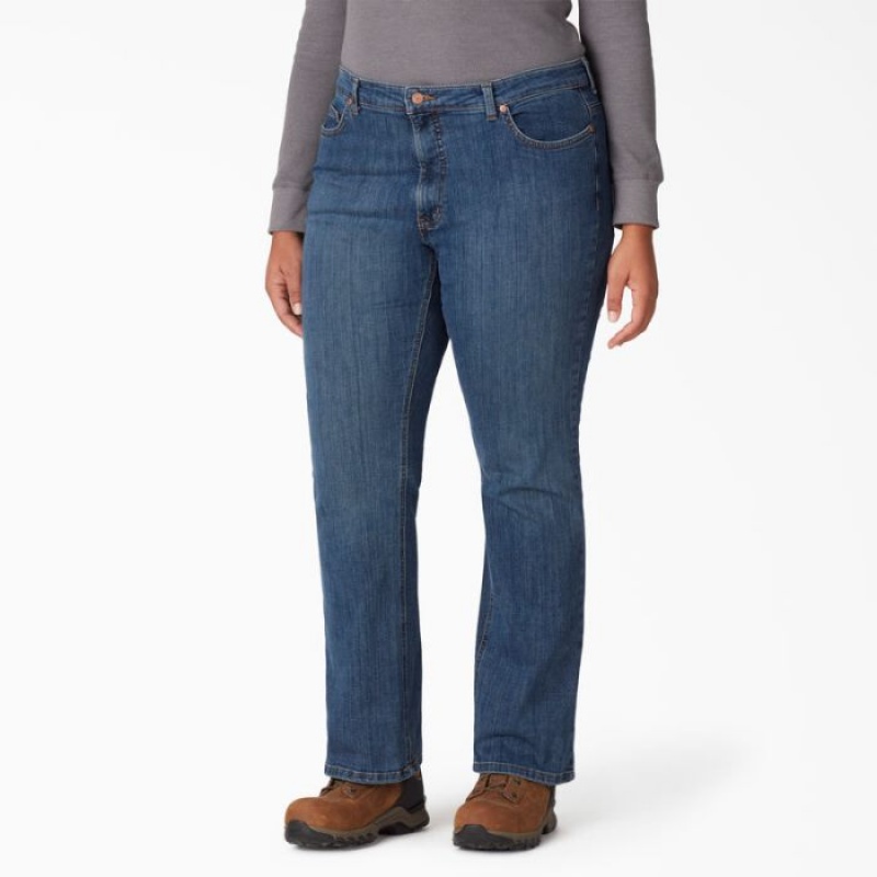 Dickies Plus Perfect Shape Bootcut Jeans Regular | CZKO9082