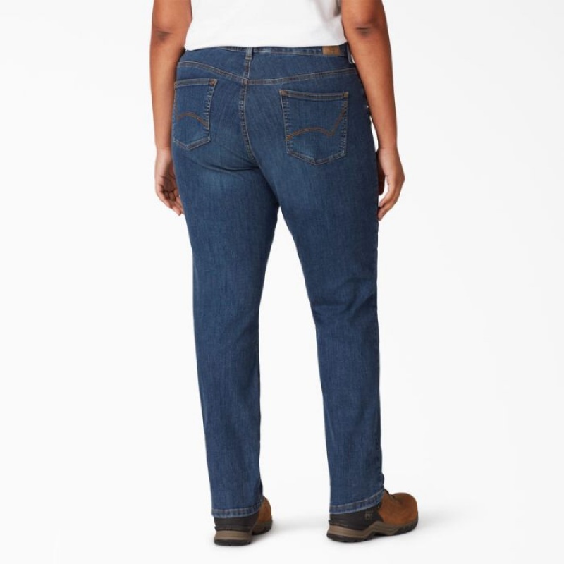 Dickies Plus Perfect Shape Drept Fit Jeans Regular | CERR7812