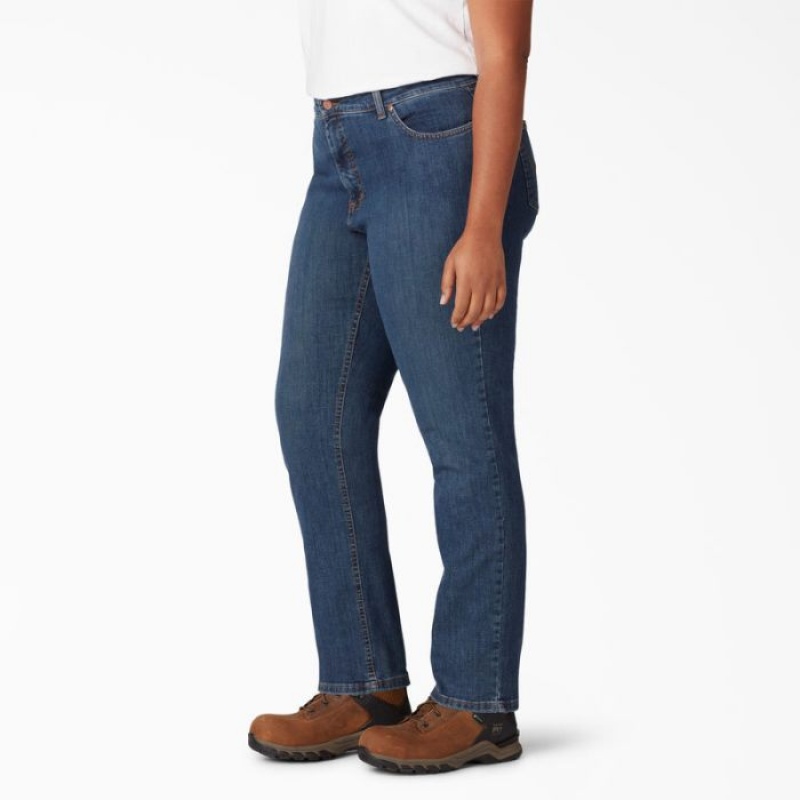 Dickies Plus Perfect Shape Drept Fit Jeans Regular | CERR7812