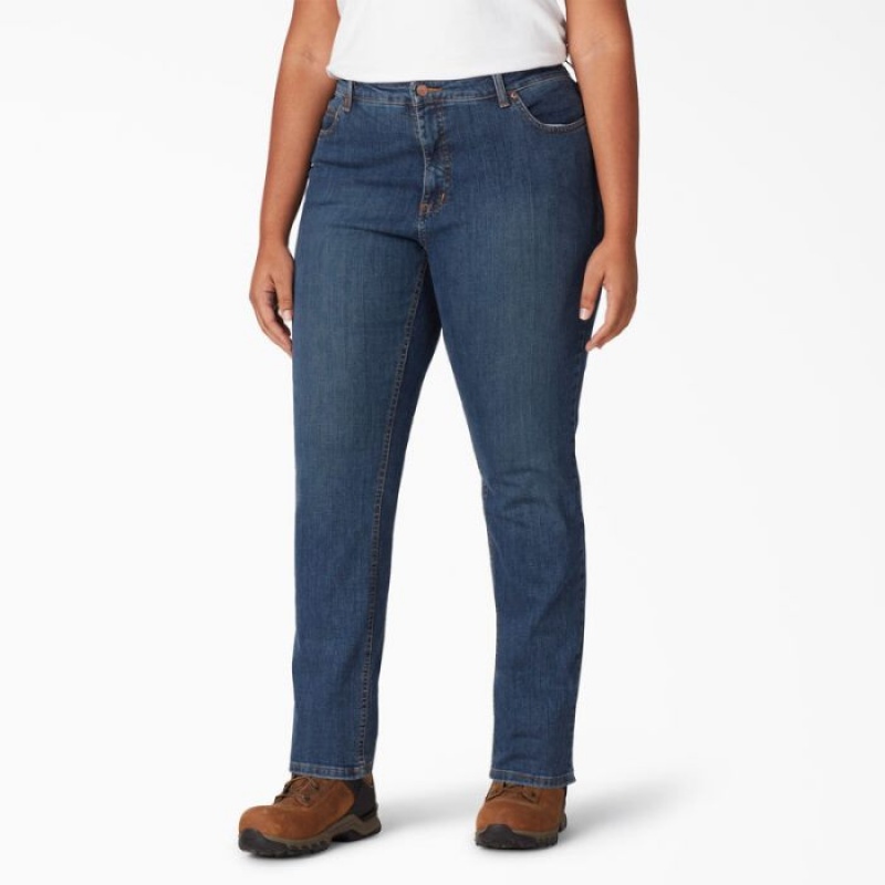 Dickies Plus Perfect Shape Drept Fit Jeans Regular | CERR7812