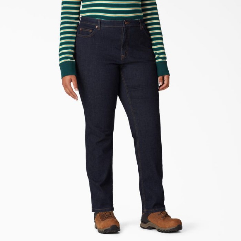 Dickies Plus Perfect Shape Drept Fit Jeans Regular | SOHE4670