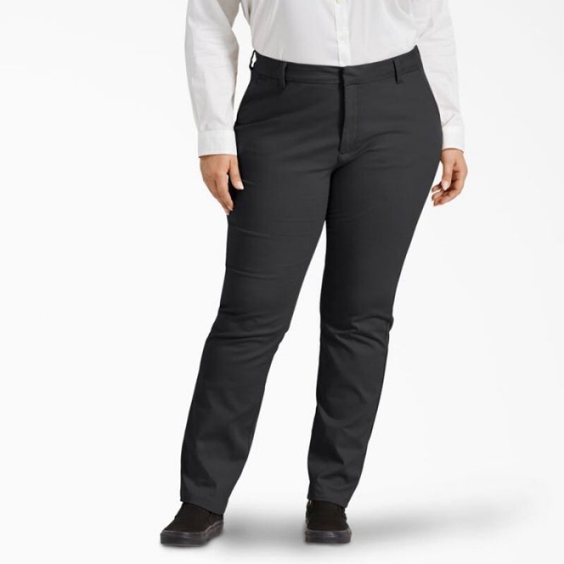 Dickies Plus Perfect Shape Relaxed Fit Bootcut Pants Regular | QJPJ2924