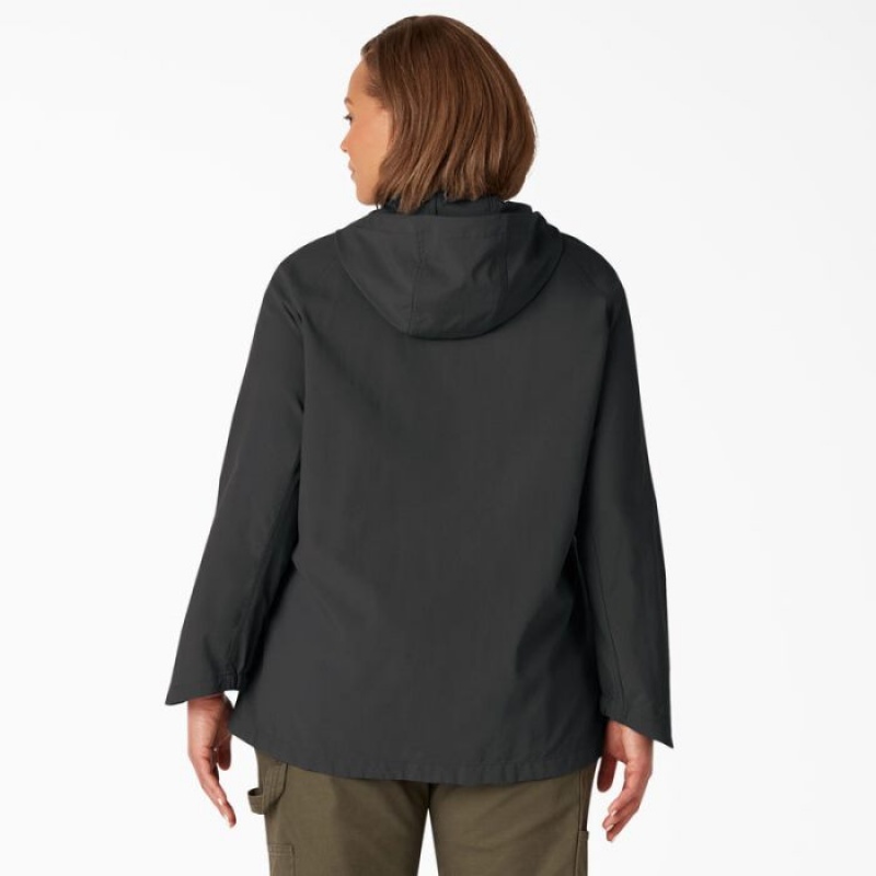 Dickies Plus Performance Cu Glugă Jacket Negrii | CHNS9344