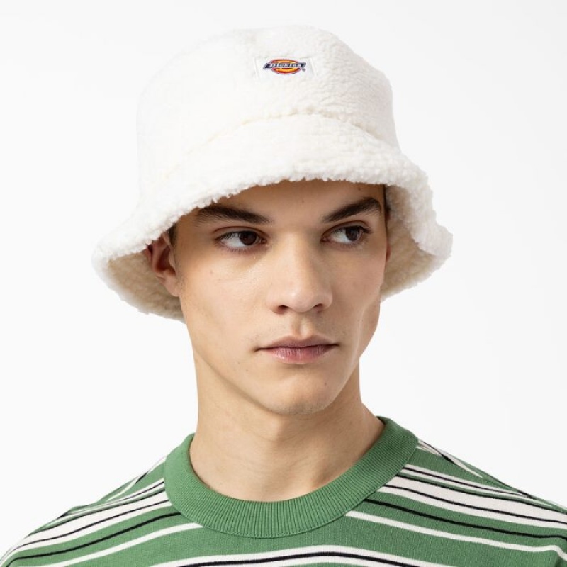 Dickies Red Chute Fleece Bucket Hat Maro | CXGS8724