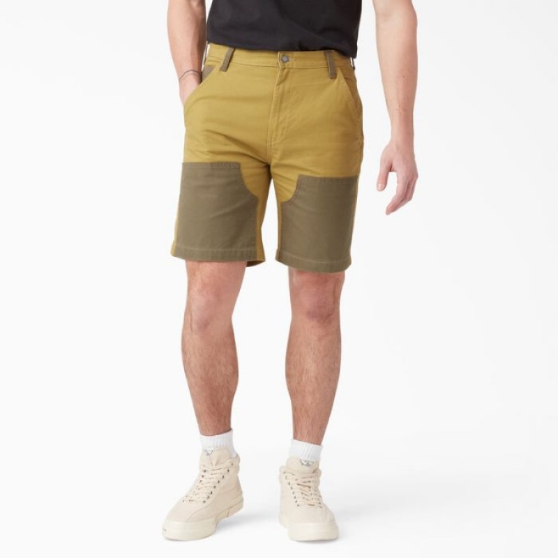 Dickies Regular Fit Contrast Chap Front Shorts, 9\