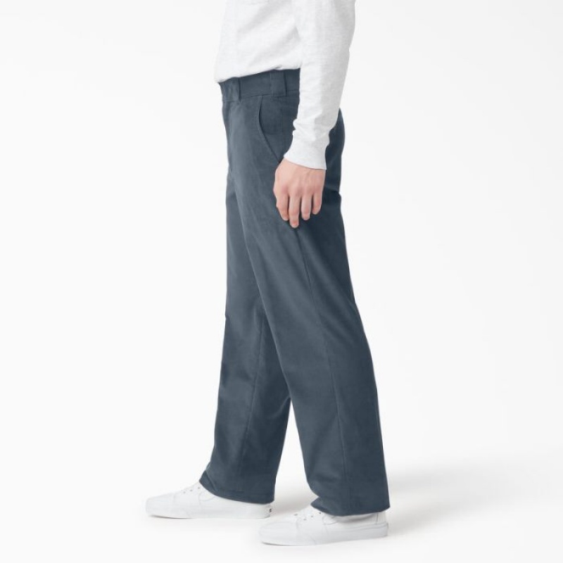 Dickies Regular Fit Corduroy Pants Albastri | SQEO7801