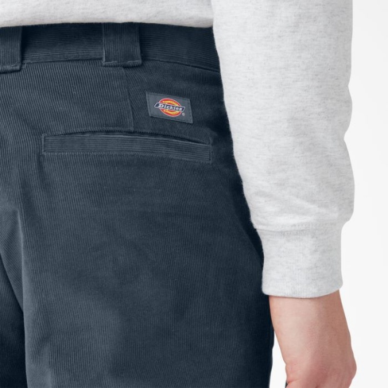 Dickies Regular Fit Corduroy Pants Albastri | SQEO7801
