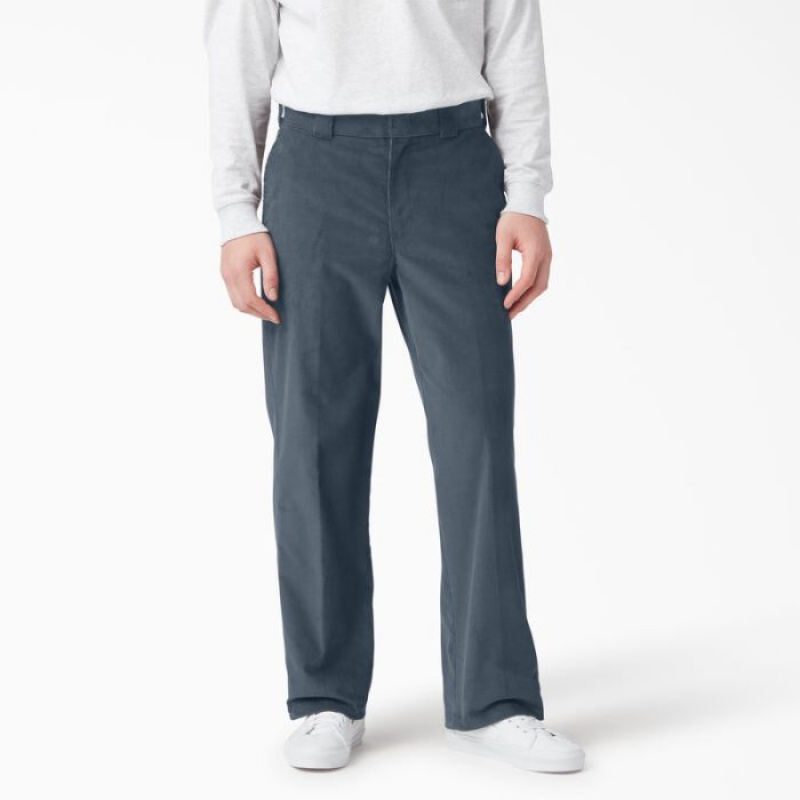 Dickies Regular Fit Corduroy Pants Albastri | SQEO7801