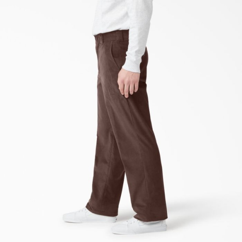 Dickies Regular Fit Corduroy Pants Ciocolata Maro | BNUO7978