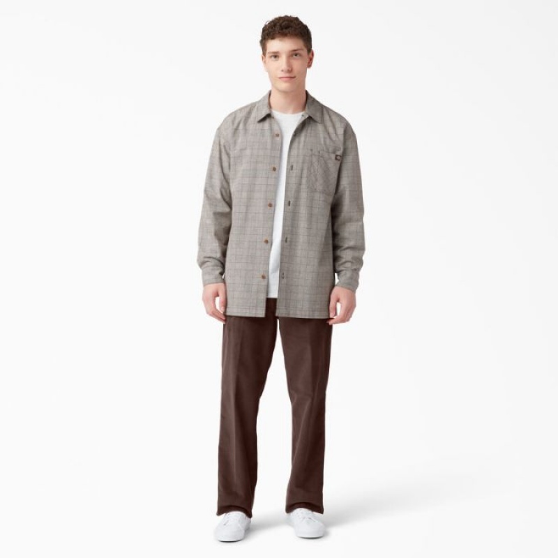 Dickies Regular Fit Corduroy Pants Ciocolata Maro | BNUO7978
