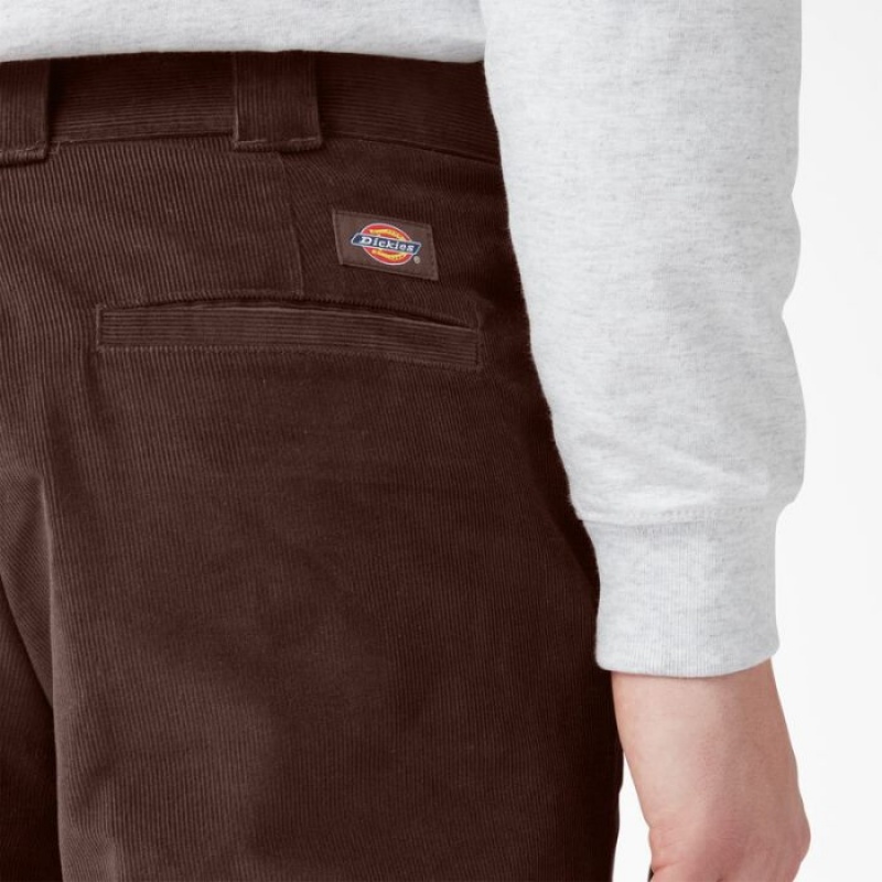 Dickies Regular Fit Corduroy Pants Ciocolata Maro | BNUO7978