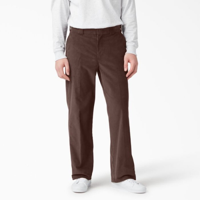Dickies Regular Fit Corduroy Pants Ciocolata Maro | BNUO7978
