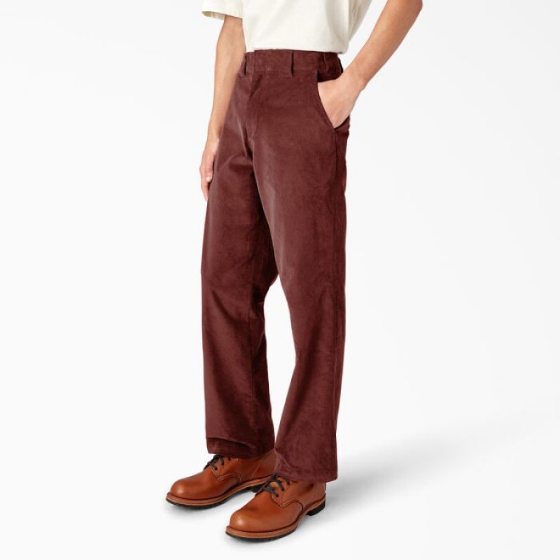 Dickies Regular Fit Corduroy Pants Rosii Inchis | SLXJ9906