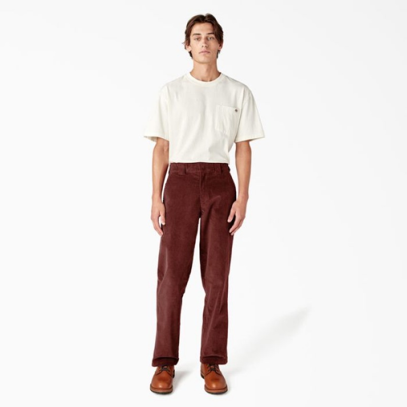 Dickies Regular Fit Corduroy Pants Rosii Inchis | SLXJ9906