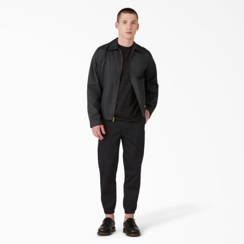 Dickies Regular Fit Cropped Jogger Lucru Pants Negrii | HFWW7652