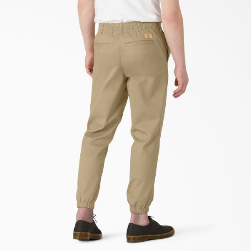 Dickies Regular Fit Cropped Jogger Lucru Pants Kaki | WXRM9994