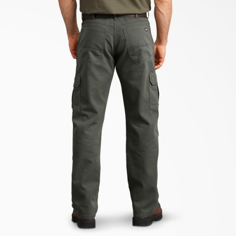 Dickies Regular Fit Duck Cargo Pants Masline Verzi Verzi | YAOT2795