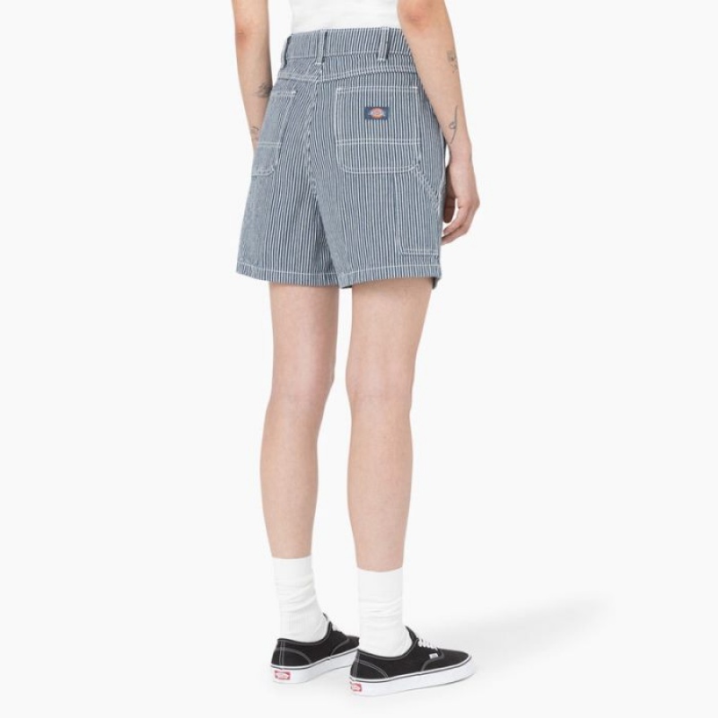 Dickies Regular Fit Hickory Stripe Shorts, 5