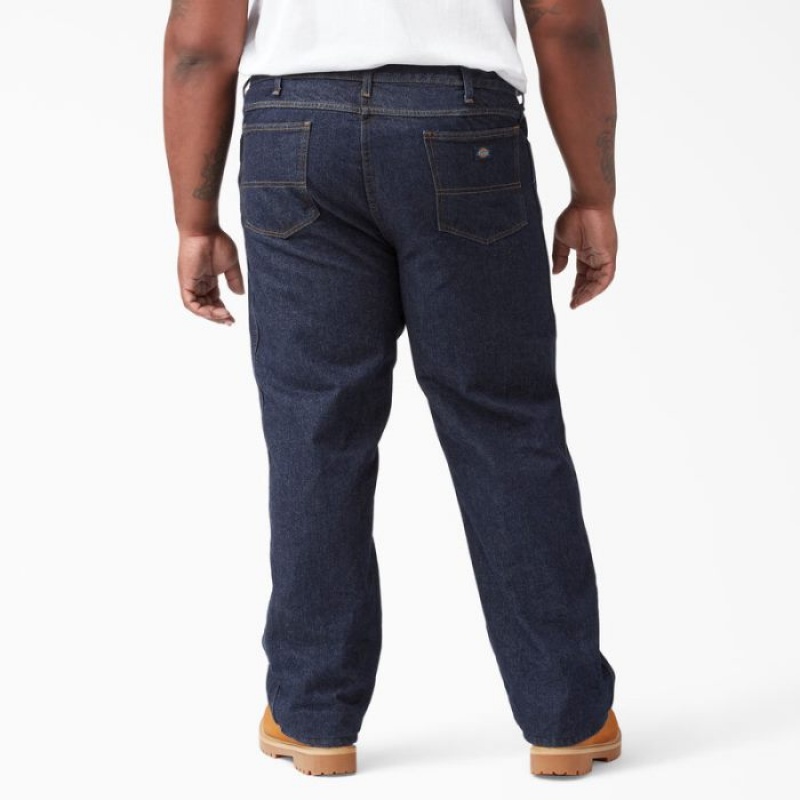 Dickies Regular Fit Jeans Indigo Albastri | TPNP5008