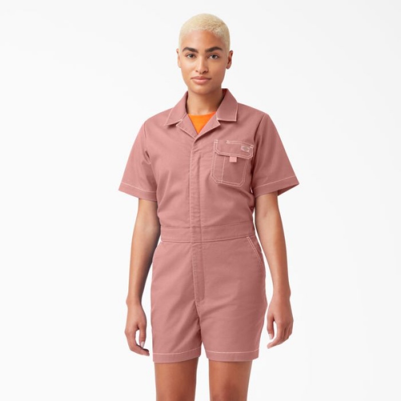 Dickies Regular Fit Ripstop Shortalls Rinsed Rosette | RHMM9884