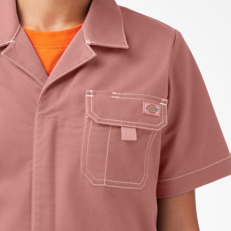 Dickies Regular Fit Ripstop Shortalls Rinsed Rosette | RHMM9884